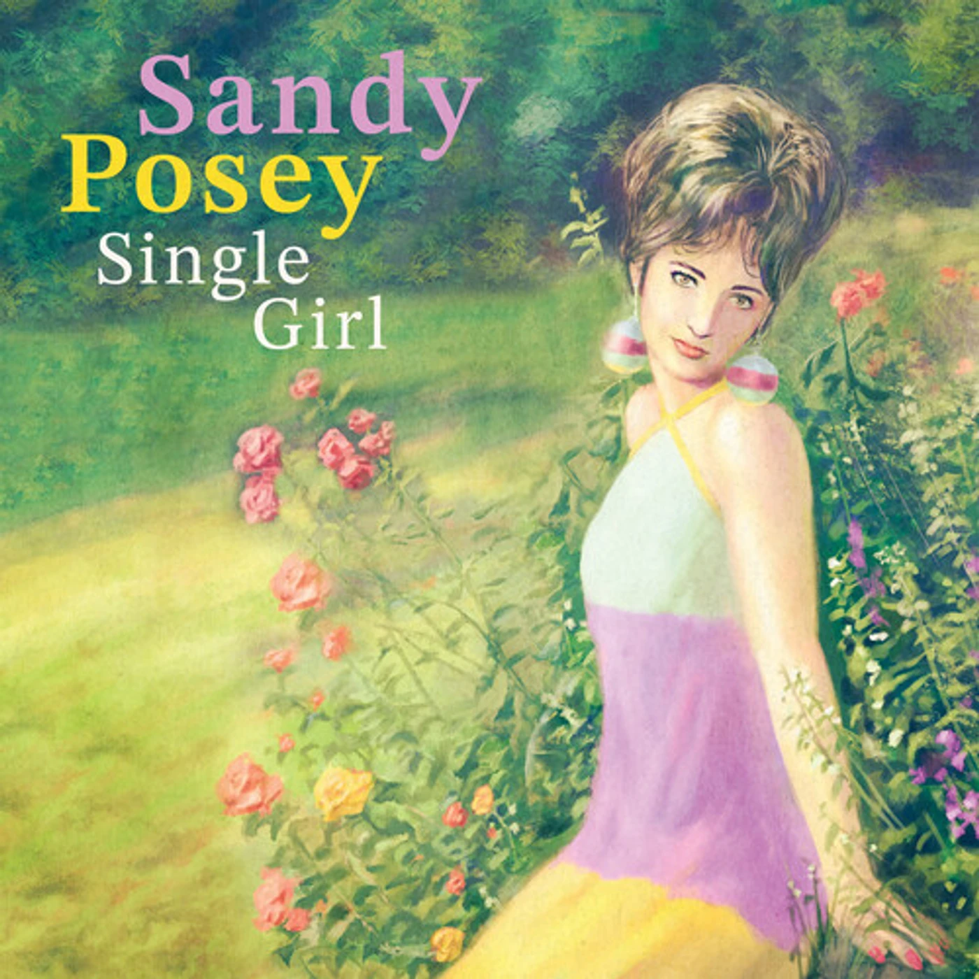 Sandy Posey SINGLE GIRL (PINK) Vinyl Record