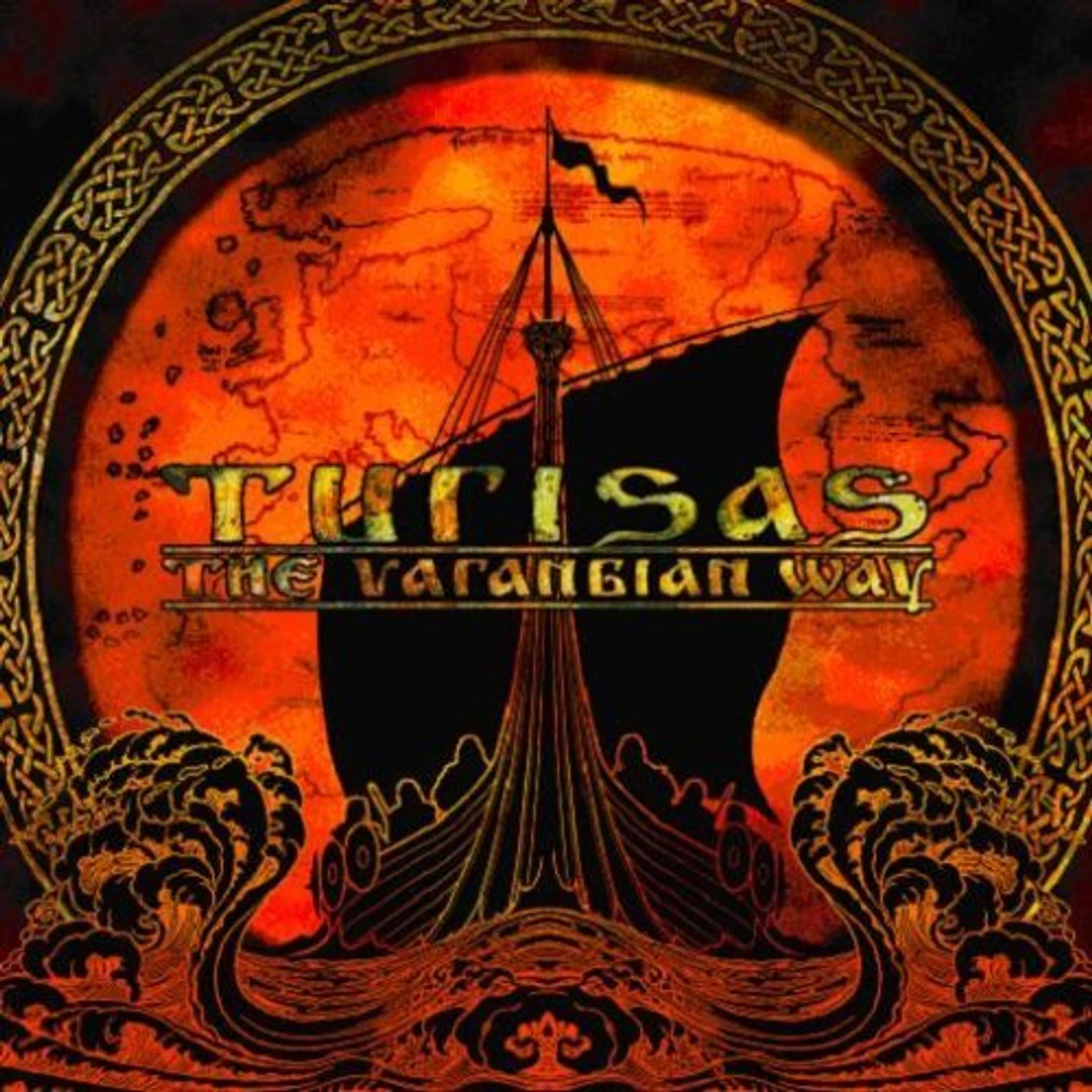 Turisas VARANGIAN WAY (RED SWIRL VINYL) Vinyl Record