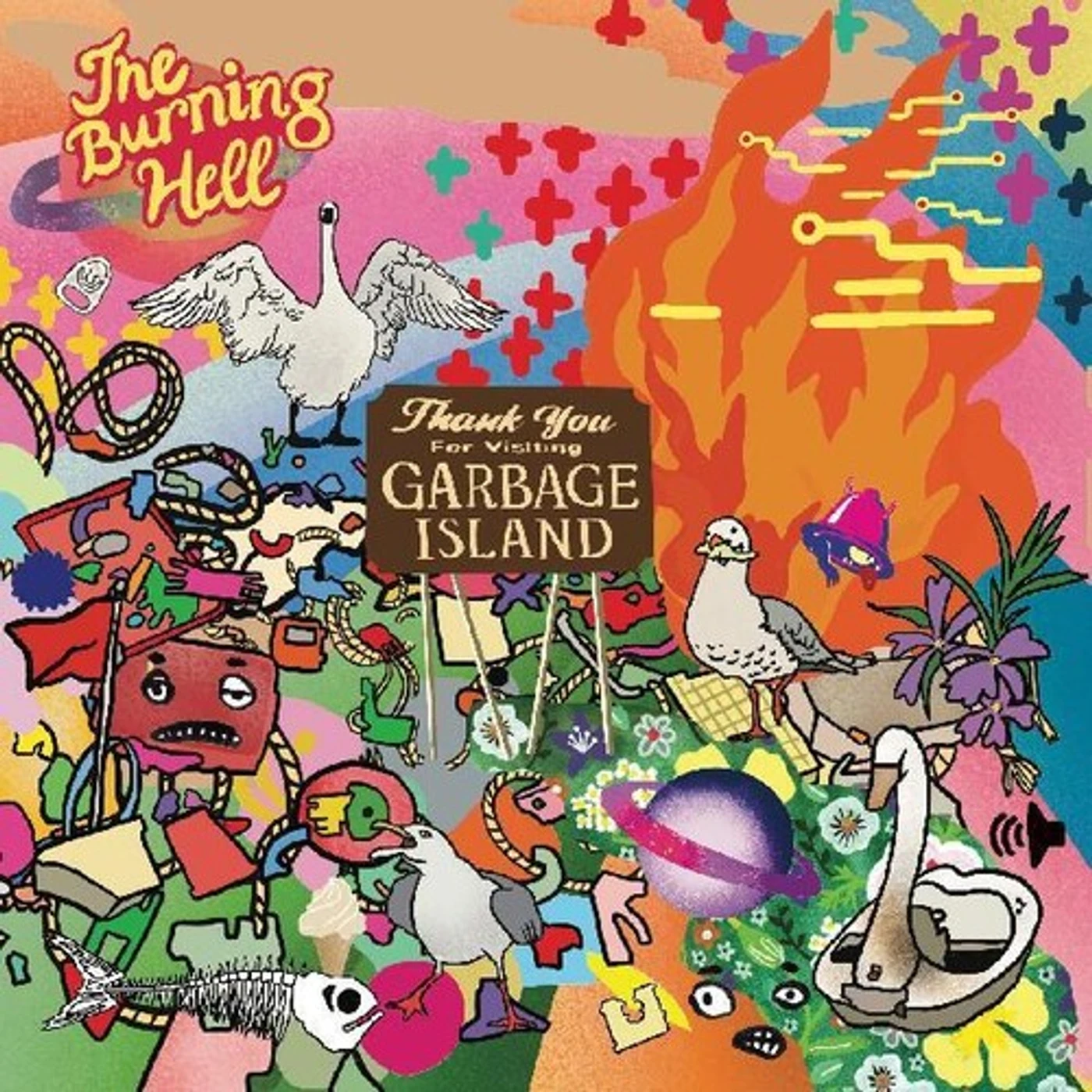 The Burning Hell Garbage Island Vinyl Record