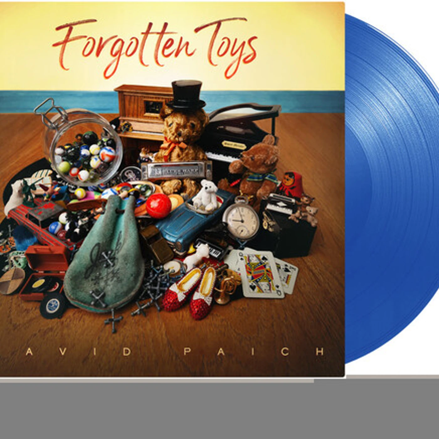 David Paich Forgotten Toys - Transparent Blue Vinyl Record