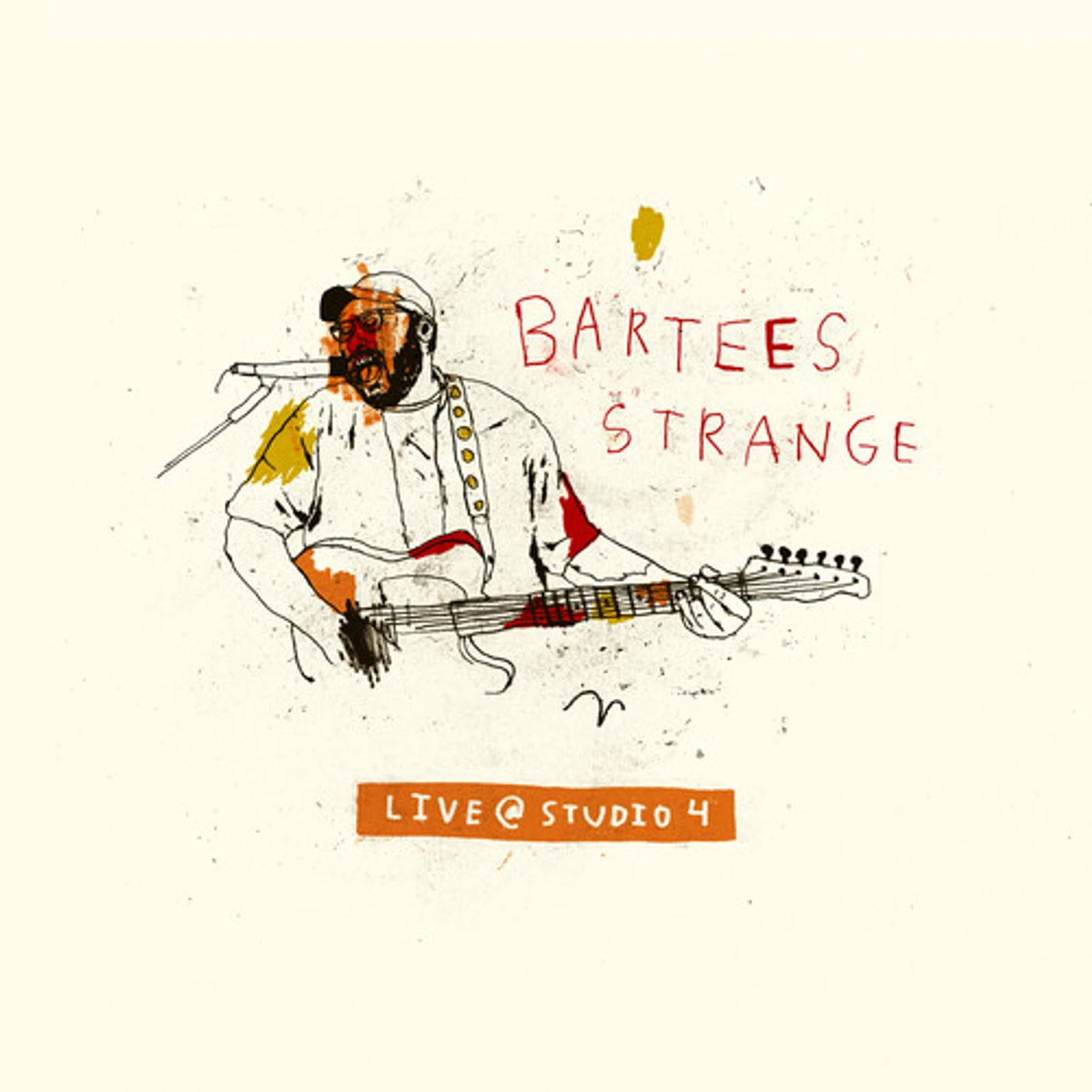 Bartees Strange LIVE AT STUDIO 4 - ORANGE BROWN & YELLOW TWIST Vinyl Record
