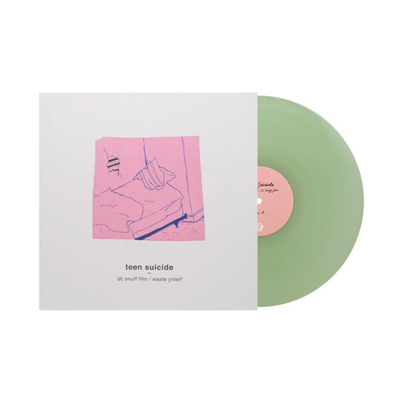 Teen Suicide DC Snuff Film / Waste Yrself (Coke Bottle Green) Vinyl Record