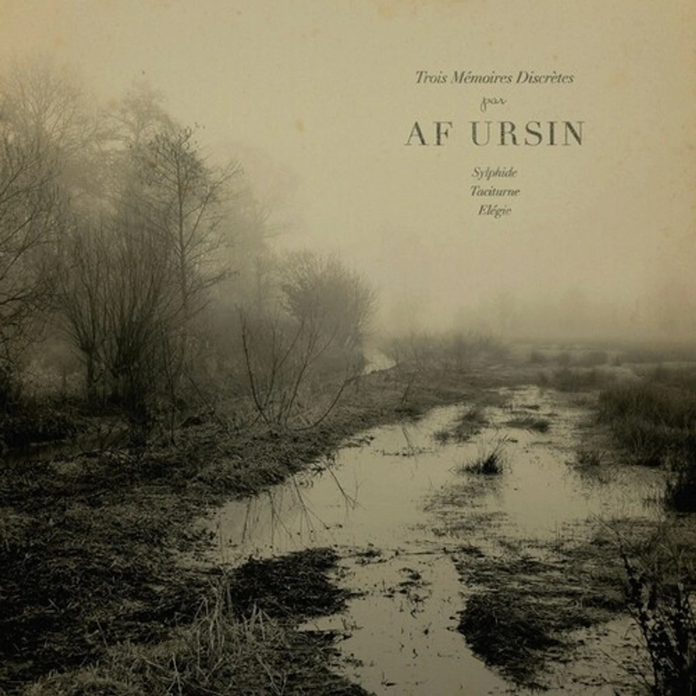 Af Ursin TROIS MEMOIRES DISCRETES Vinyl Record