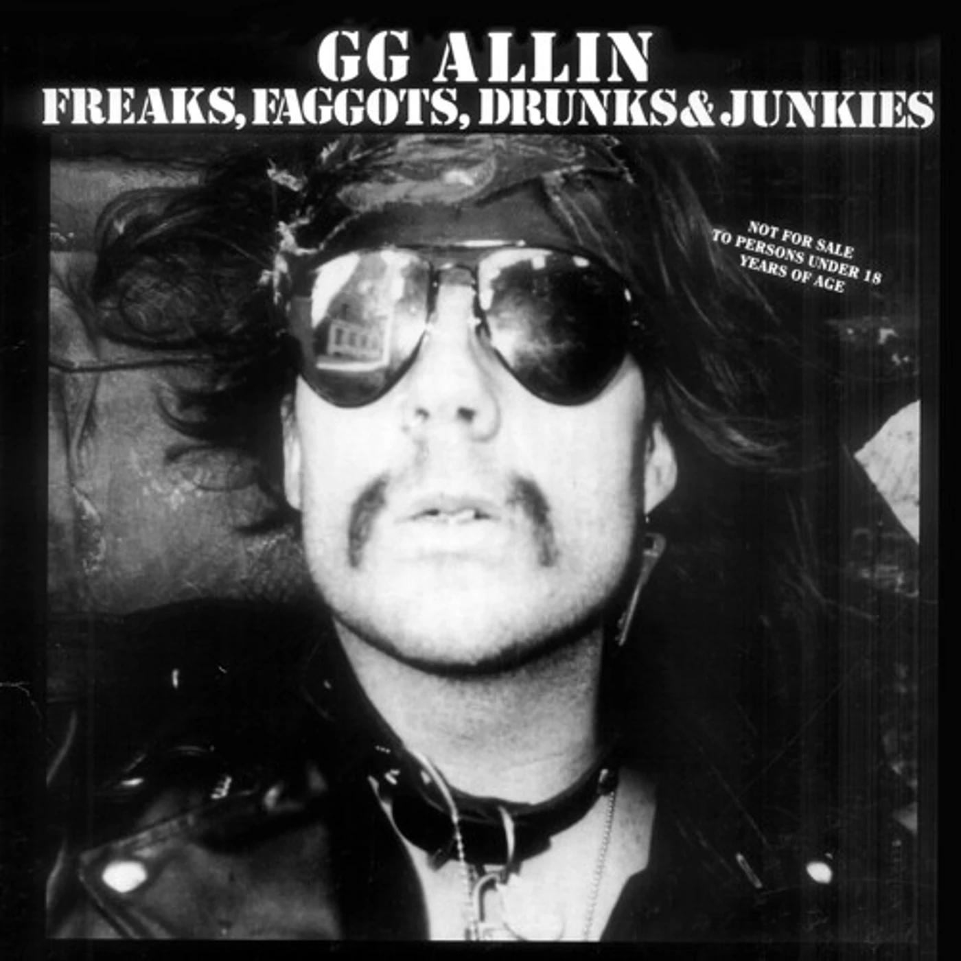 GG Allin FREAKS FAGGOTS DRUNKS & JUNKIES Vinyl Record