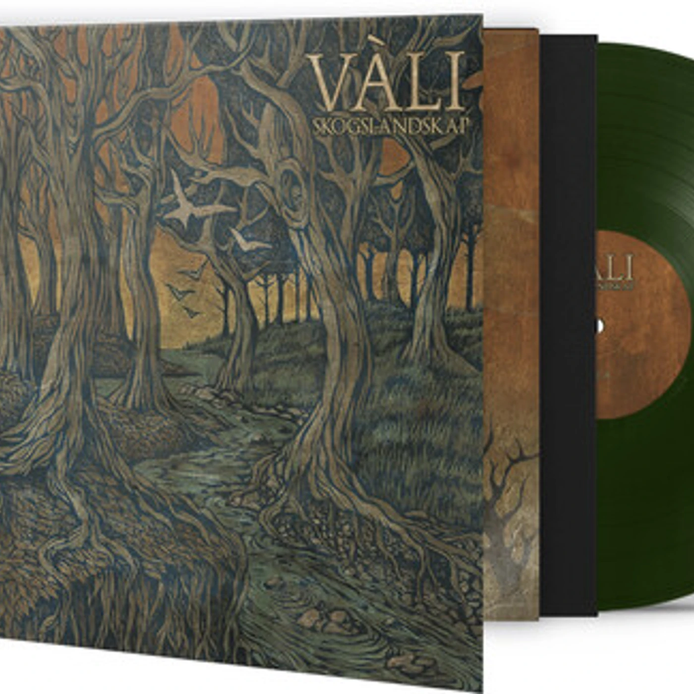 Vàli SKOGSLANDSKAP - DARK GREEN Vinyl Record