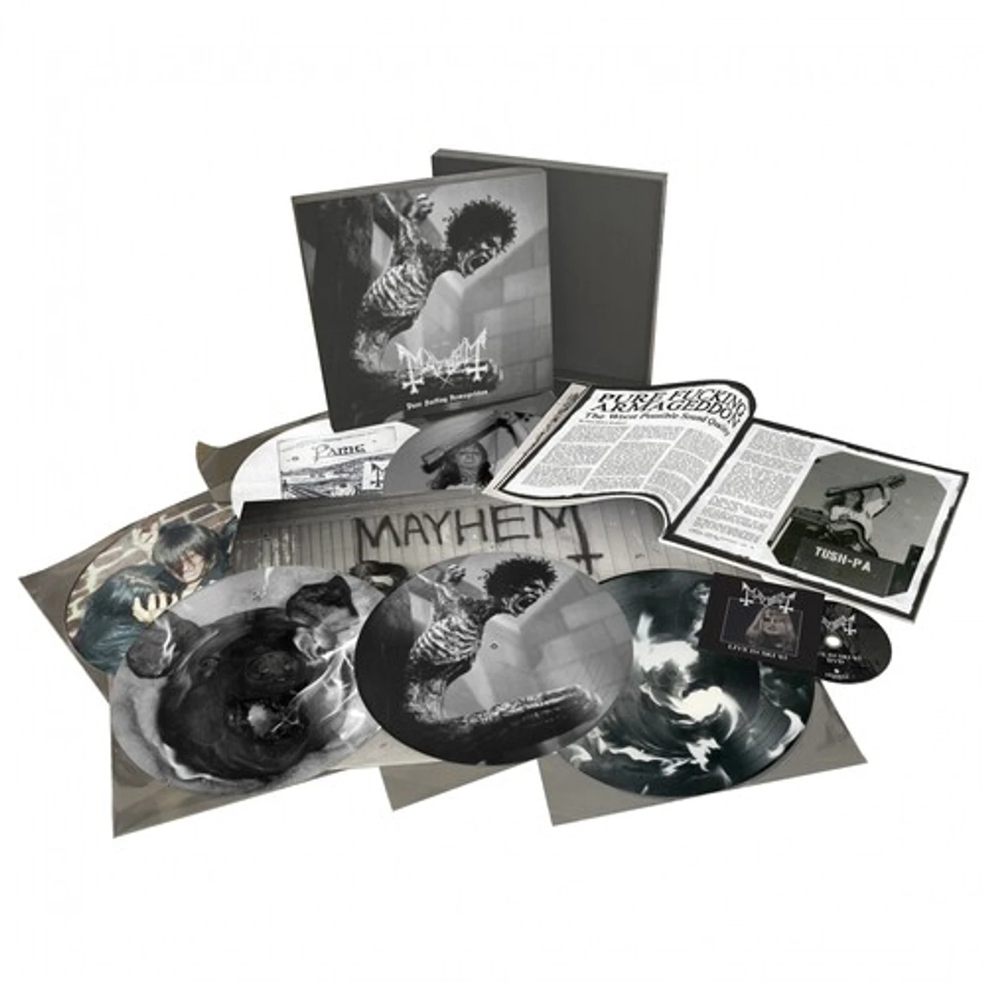 Mayhem PURE FUCKING ARMAGEDDON Vinyl Record
