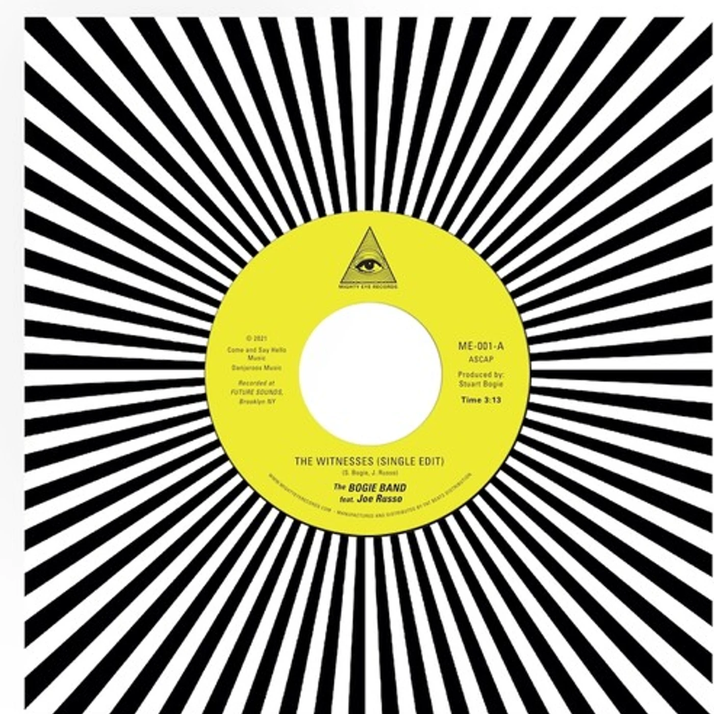 The Bogie Band WITNESSES B/W TAKE THEM ON Vinyl Record