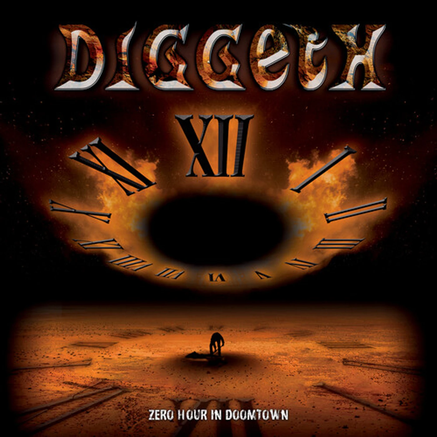 Diggeth ZERO HOUR IN DOOMTOWN - METALLIC COPPER Vinyl Record