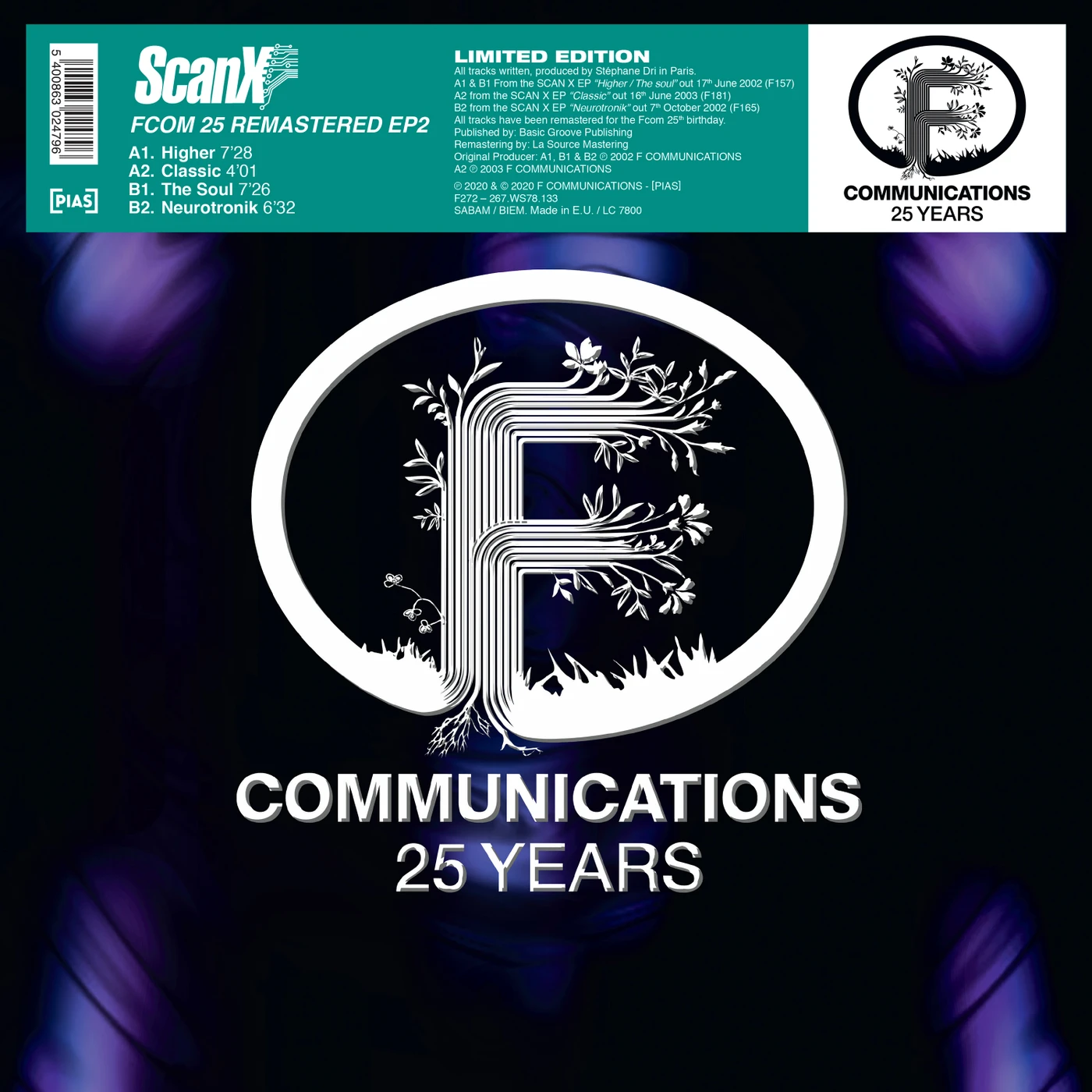 Scan X FCOM 25 REMASTERED EP2 Vinyl Record