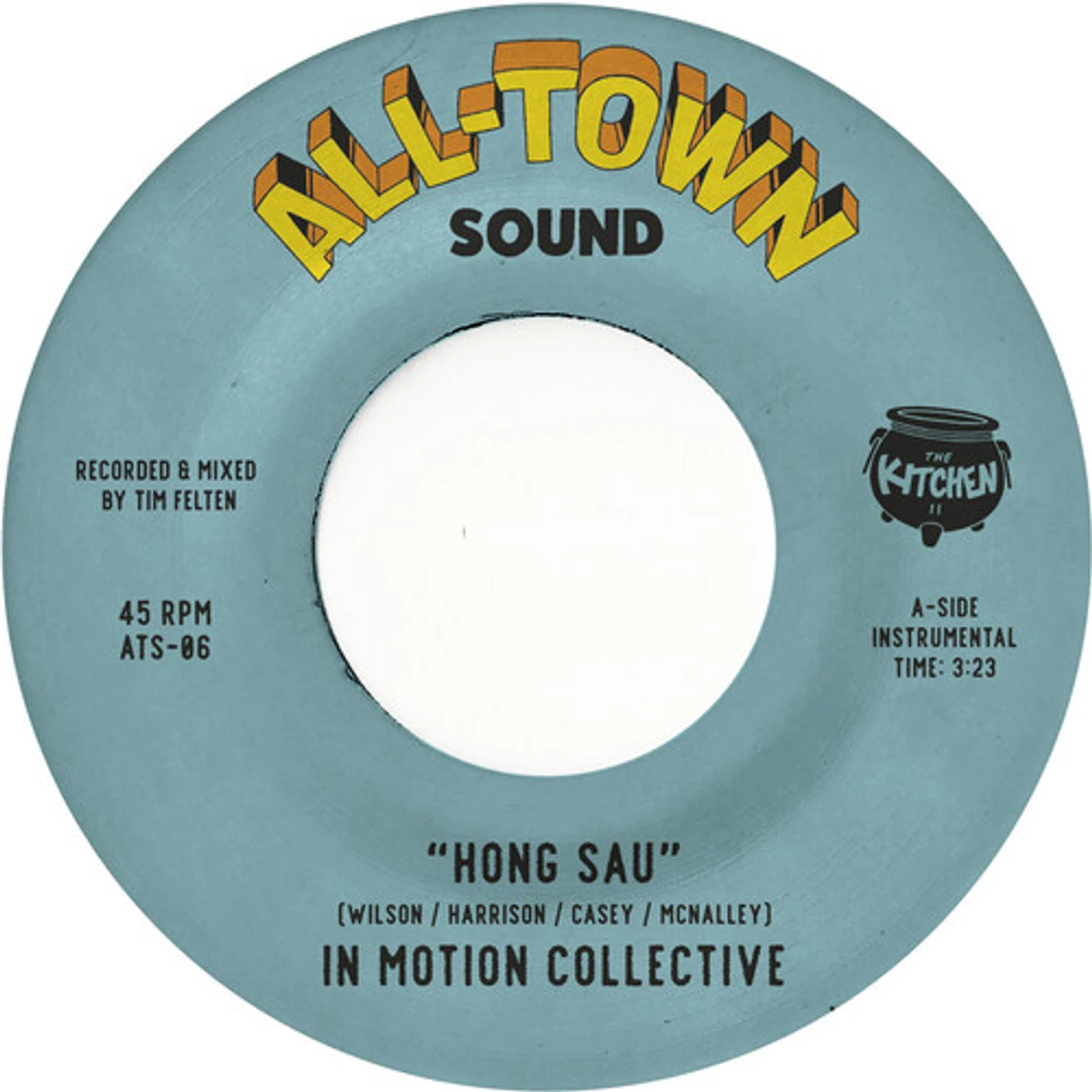 In Motion Collective HONG SAU / ELEPHANT WALK - NATURAL W/ BLACK SWIRL Vinyl Record