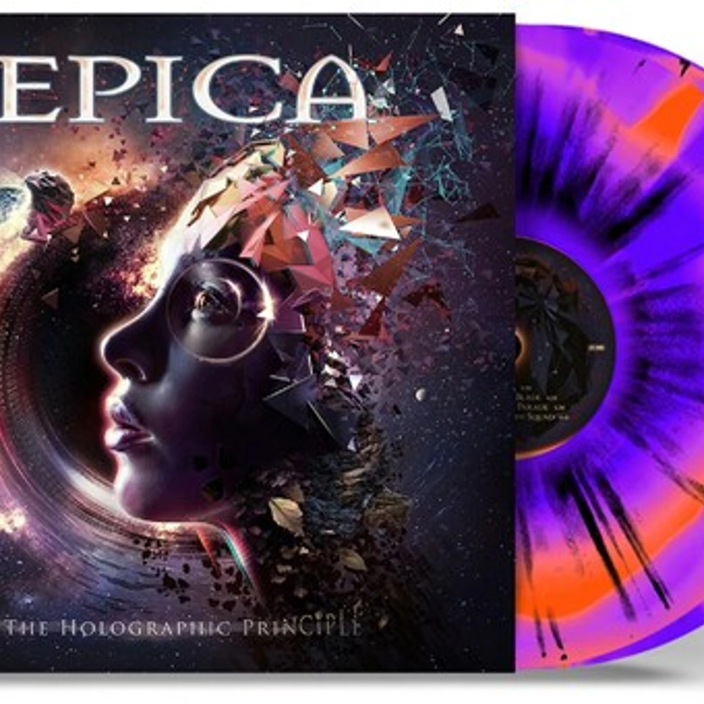 Epica HOLOGRAPHIC PRINCIPLE - SPLATTER Vinyl Record