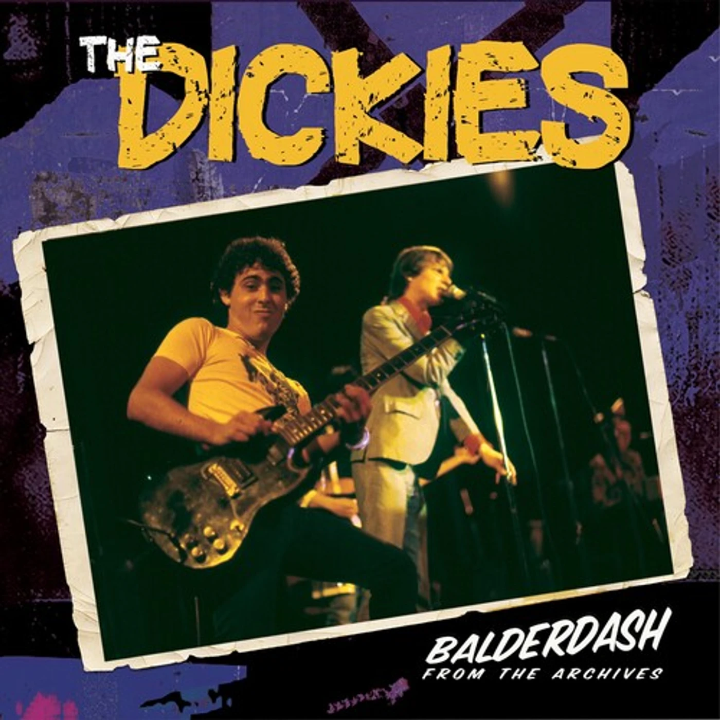 The Dickies BALDERDASH: FROM THE ARCHIVE - YELLOW/PURPLE Vinyl Record