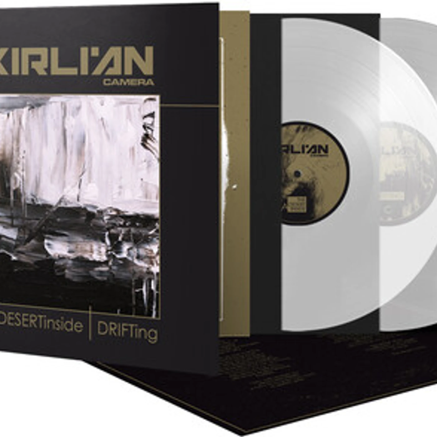 Kirlian Camera DESERT INSIDE / DRIFTING - CLEAR Vinyl Record