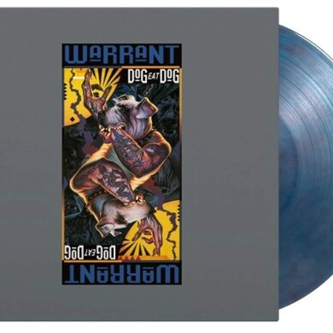 Warrant Dog Eat Dog (Limited Edition/180g/Translucent Blue & Red Marble) Vinyl Record