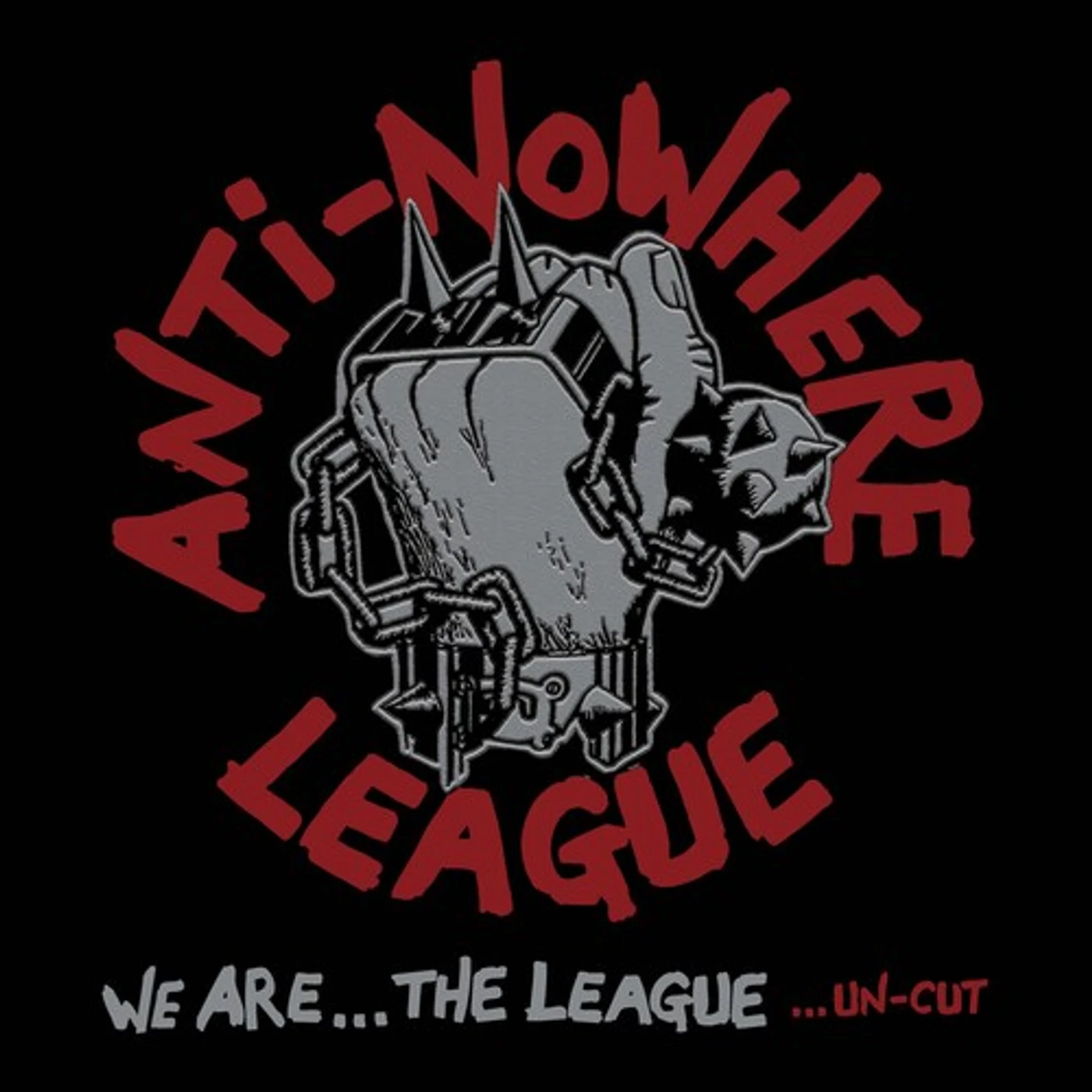 Anti-Nowhere League WE ARE THE LEAGUE - SPLATTER SILVER RED Vinyl Record