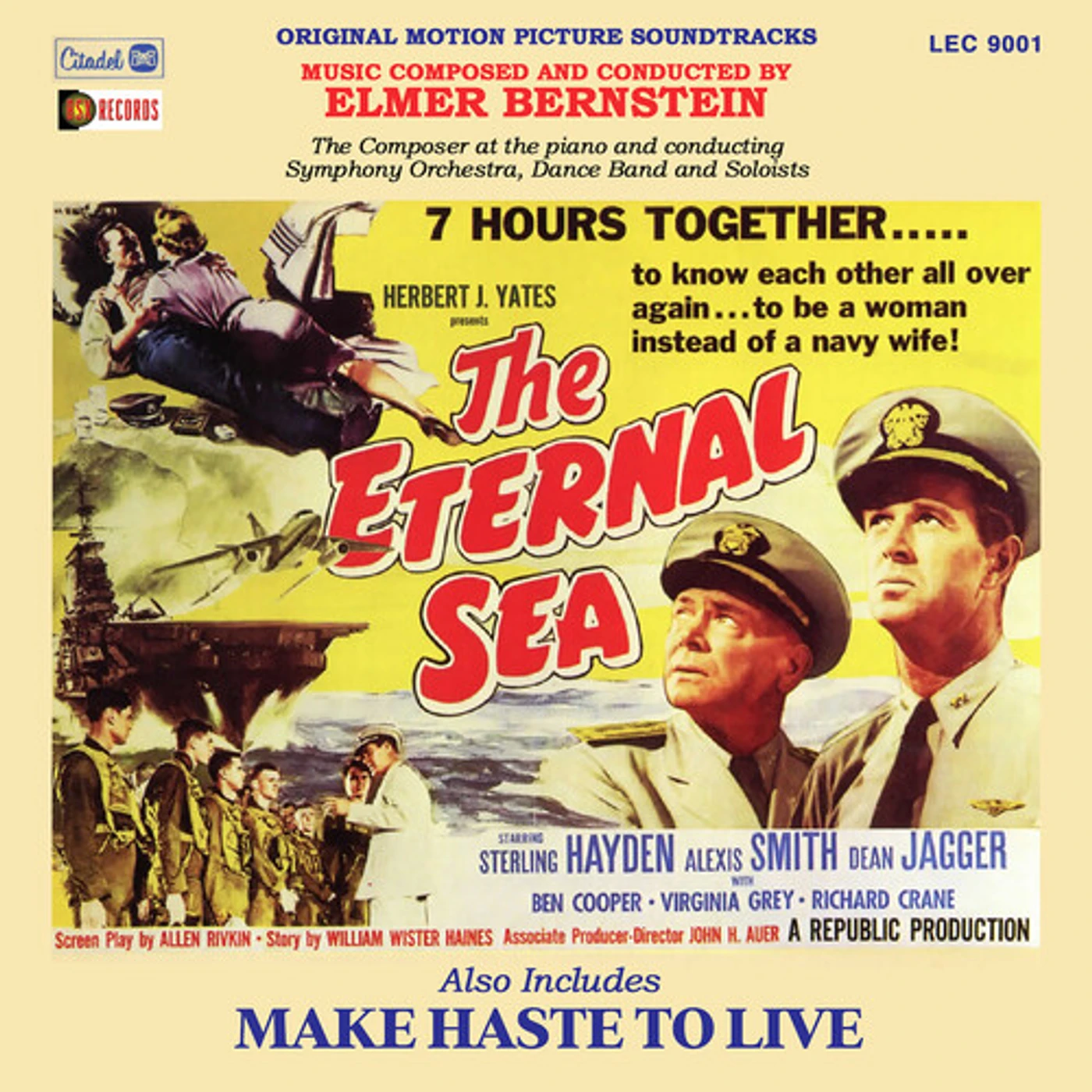 Elmer Bernstein ETERNAL SEA / MAKE HASTE TO LIVE CD