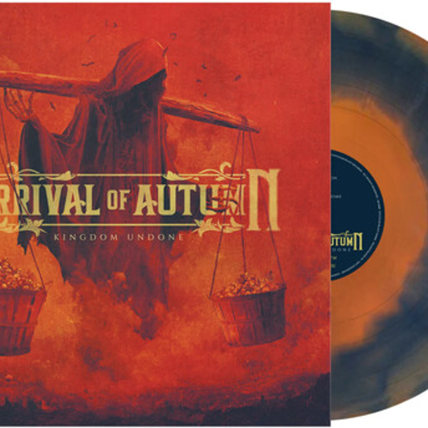 Arrival Of Autumn KINGDOM UNDONE - ORANGE & BLUE Vinyl Record