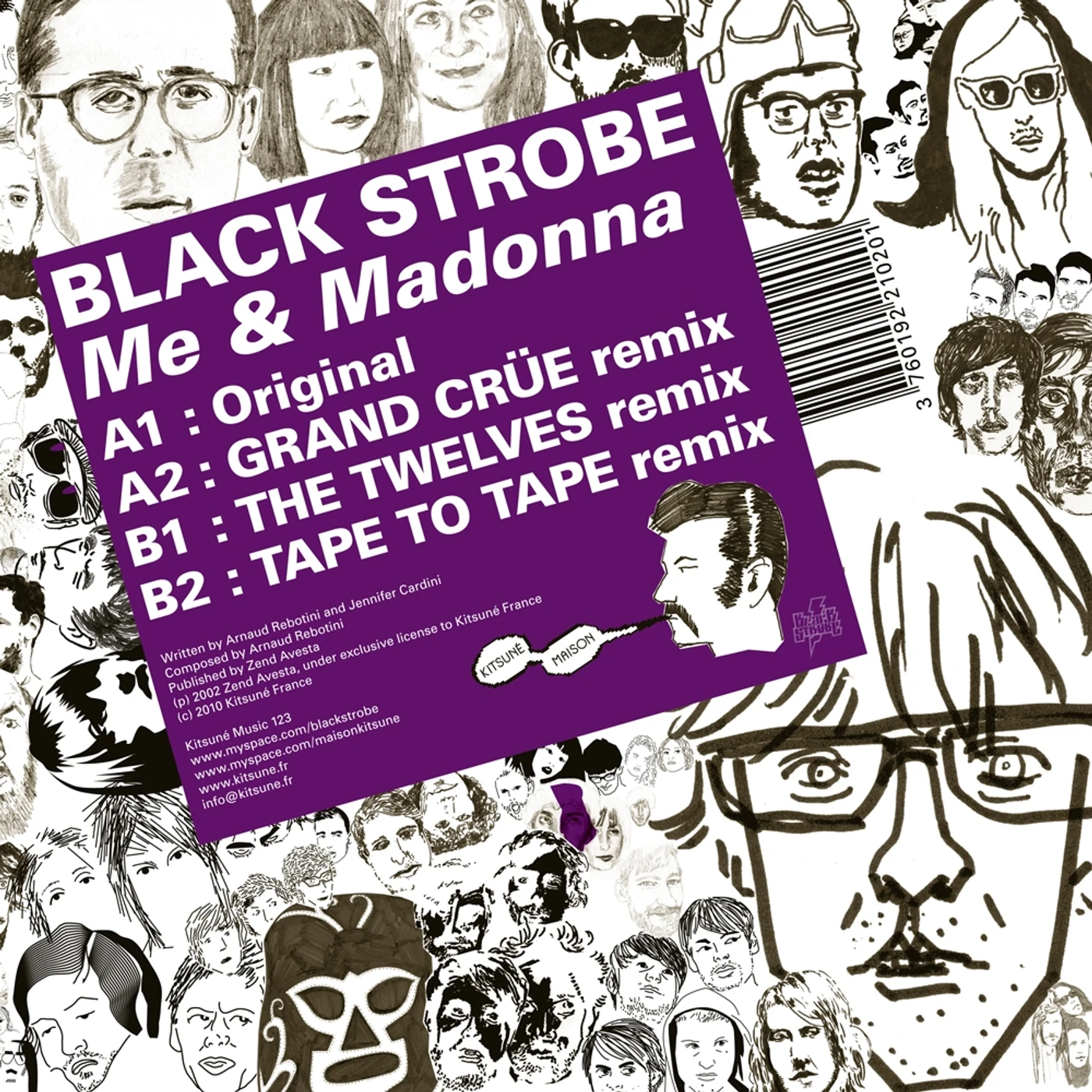 Black Strobe Me & Madonna Vinyl Record