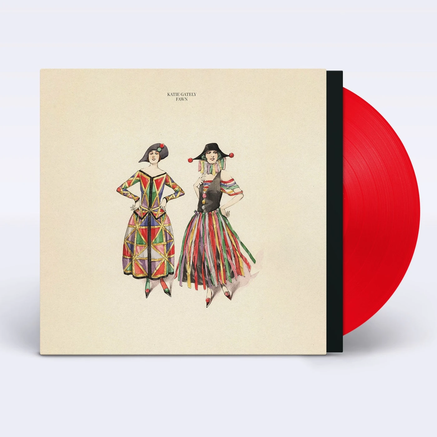 Katie Gately FAWN / BRUTE Vinyl Record - Clear Vinyl, 180 Gram Pressing, Red Vinyl