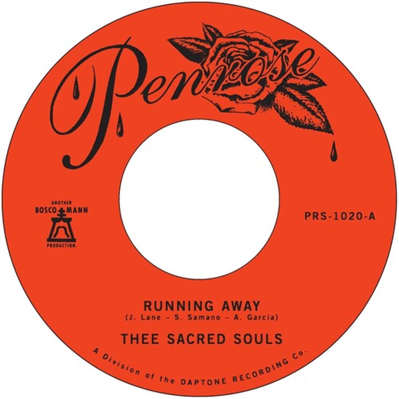 Thee Sacred Souls Running Away / Love Comes Easy Vinyl Record