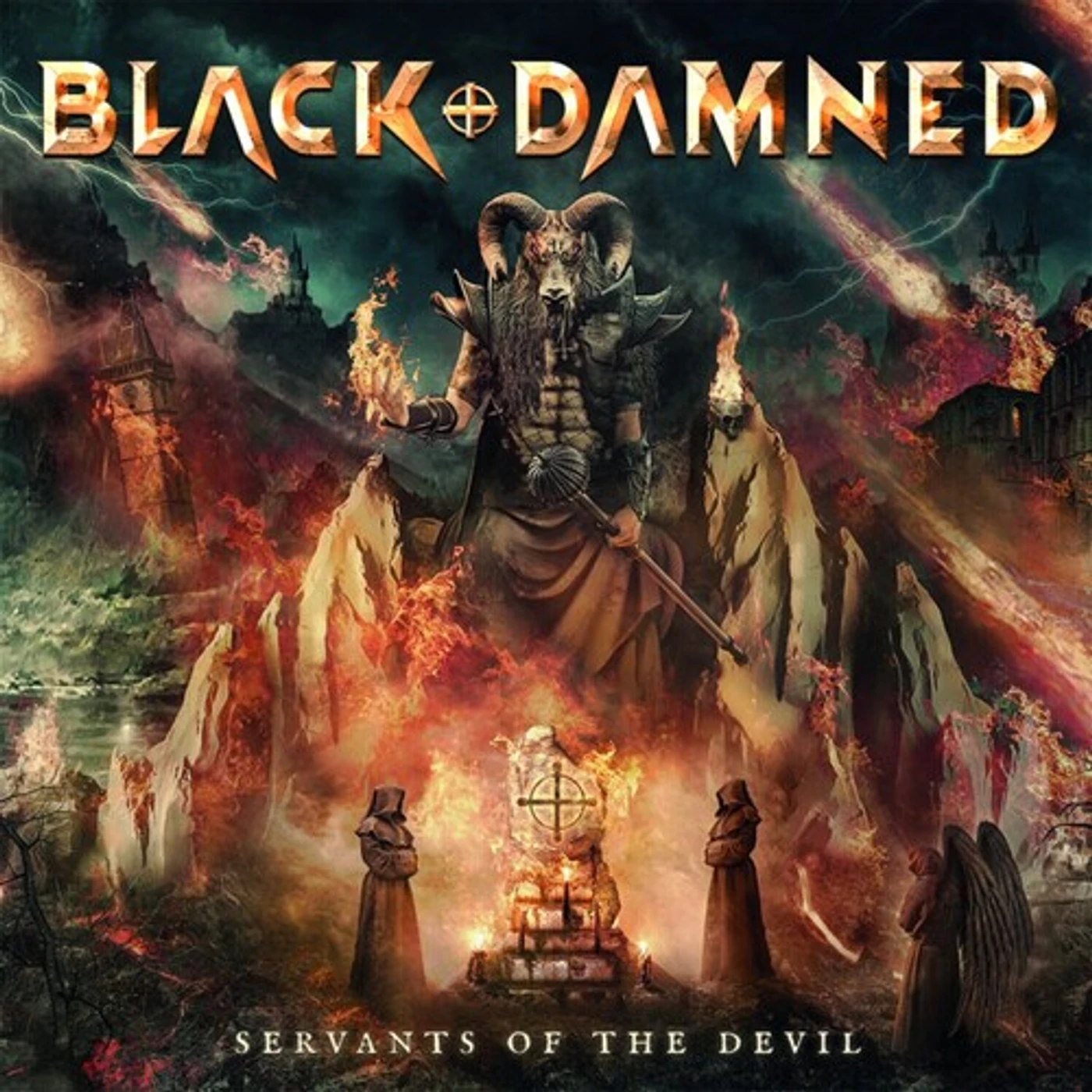 Black & Damned SERVANTS OF THE DEVIL CD