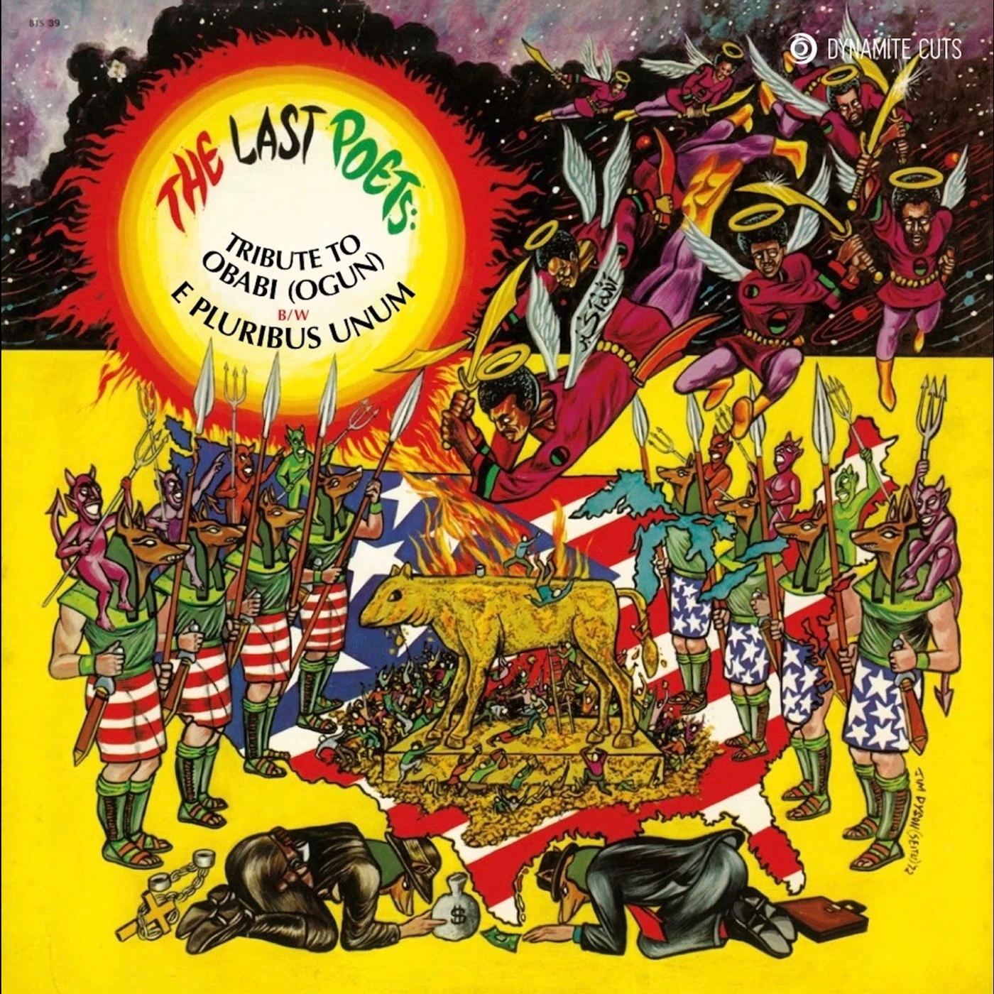 Last Poets TRIBUTE TO OBABI Vinyl Record