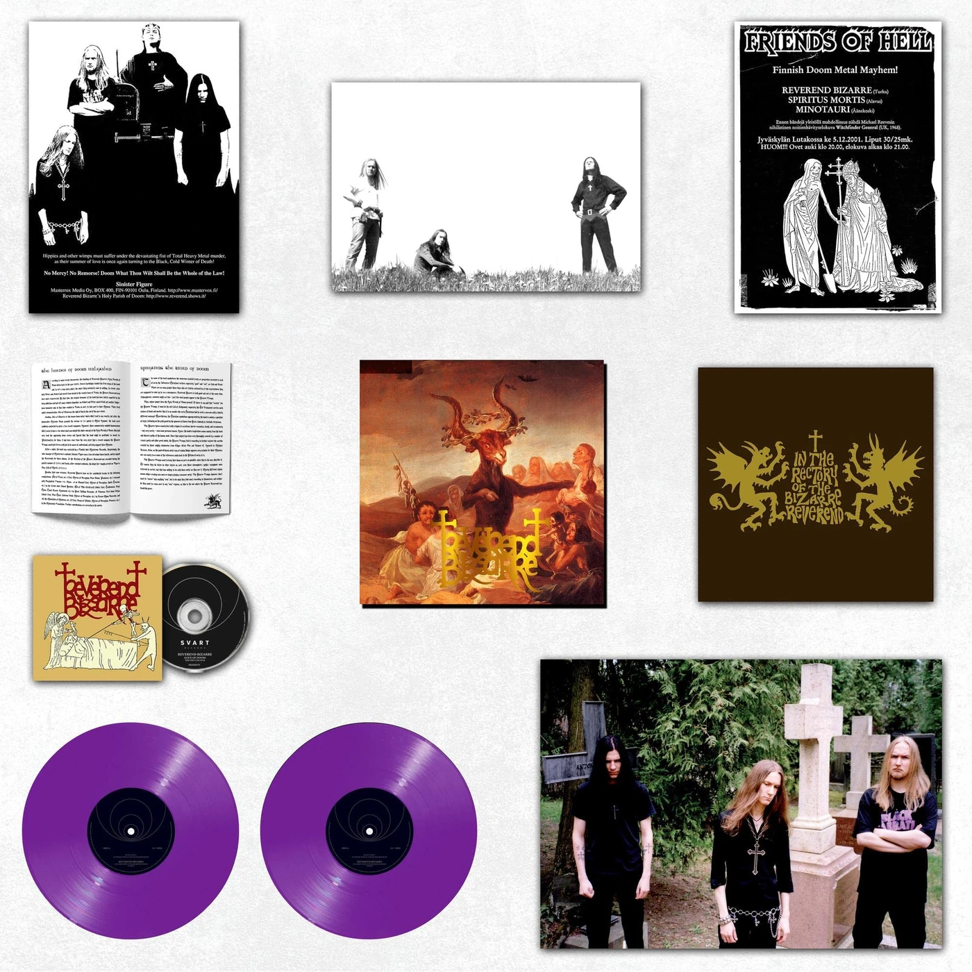 Reverend Bizarre IN THE RECTORY Vinyl Record