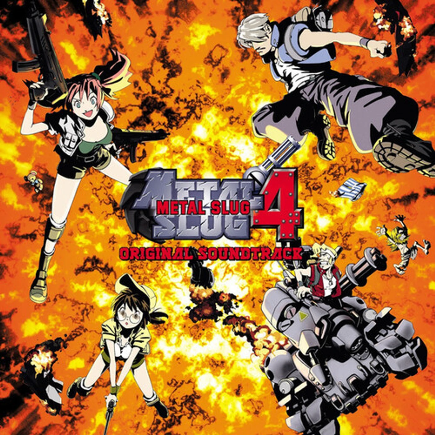 SNK SOUND TEAM METAL SLUG 4 - Original Soundtrack Vinyl Record