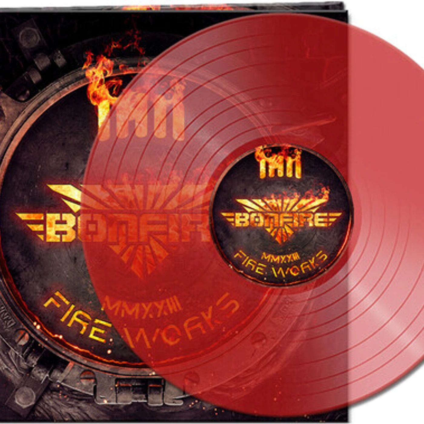 Bonfire FIREWORKS MMXXIII - CLEAR RED Vinyl Record