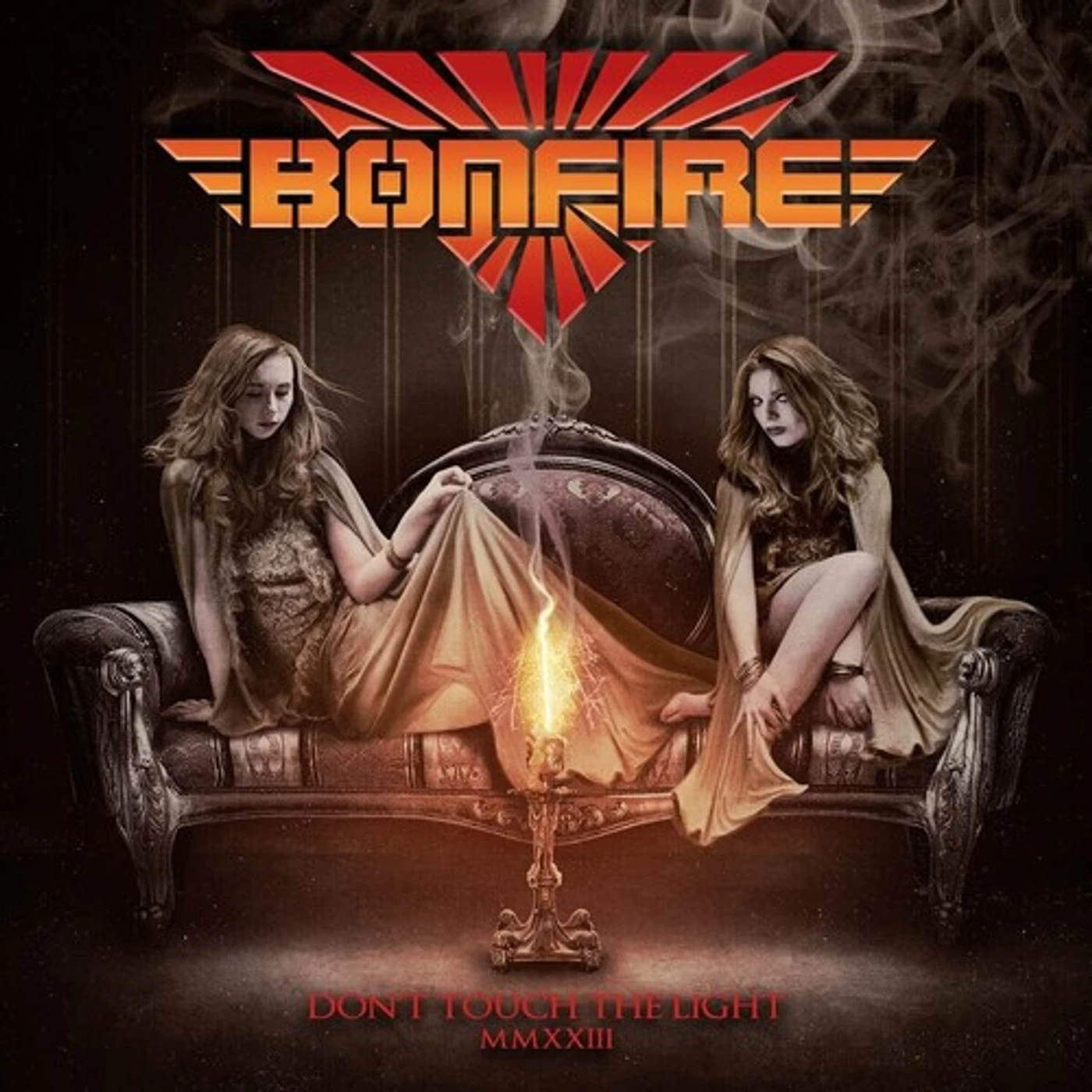 Bonfire DON'T TOUCH THE LIGHT MMXXIII - CLEAR GREEN Vinyl Record