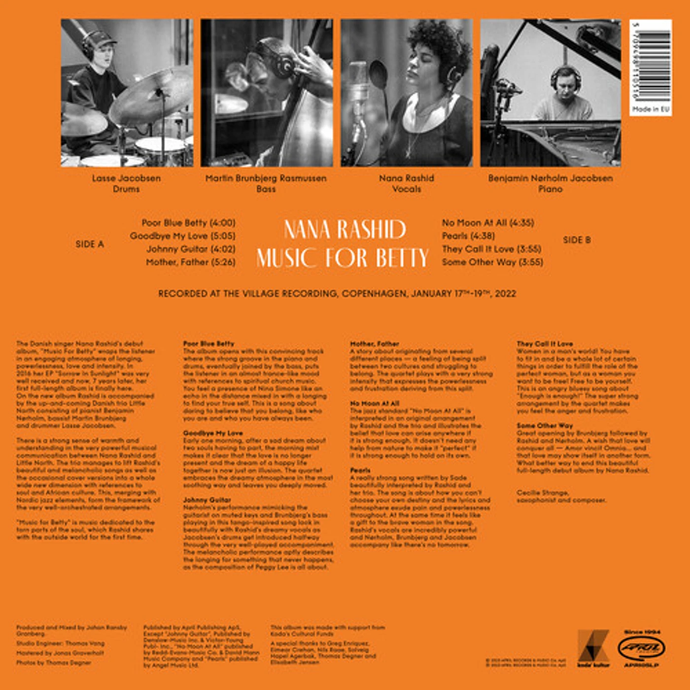 Nana Rashid Music For Betty Vinyl Record