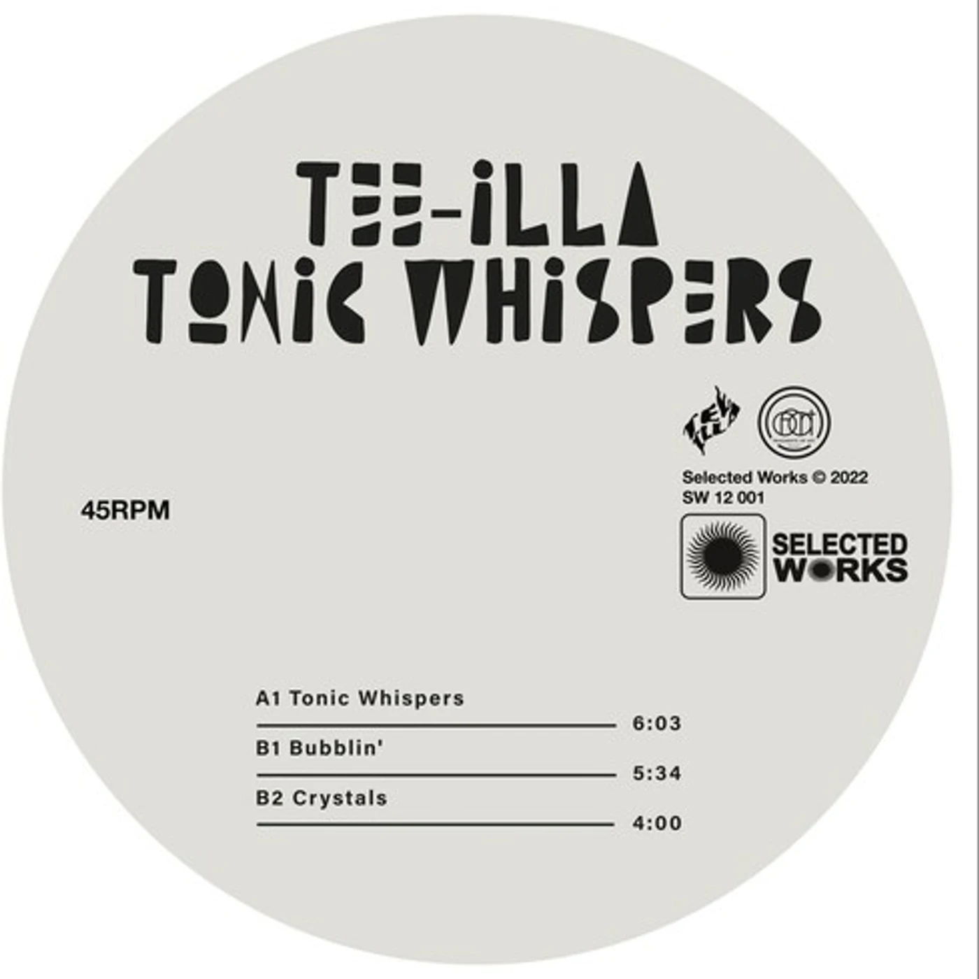 Tee Illa Tonic Whispers Vinyl Record