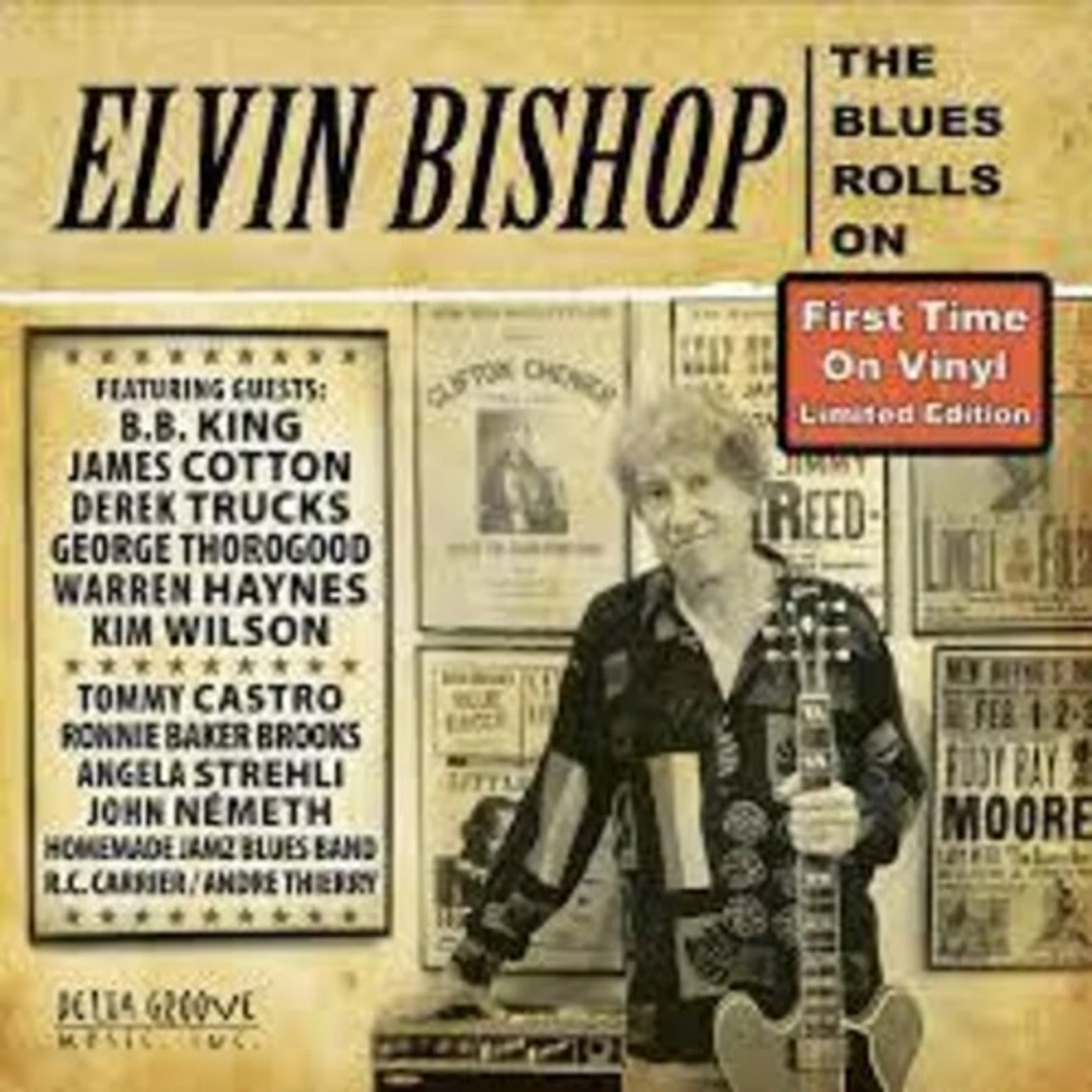 Elvin Bishop Blues Rolls On Vinyl Record