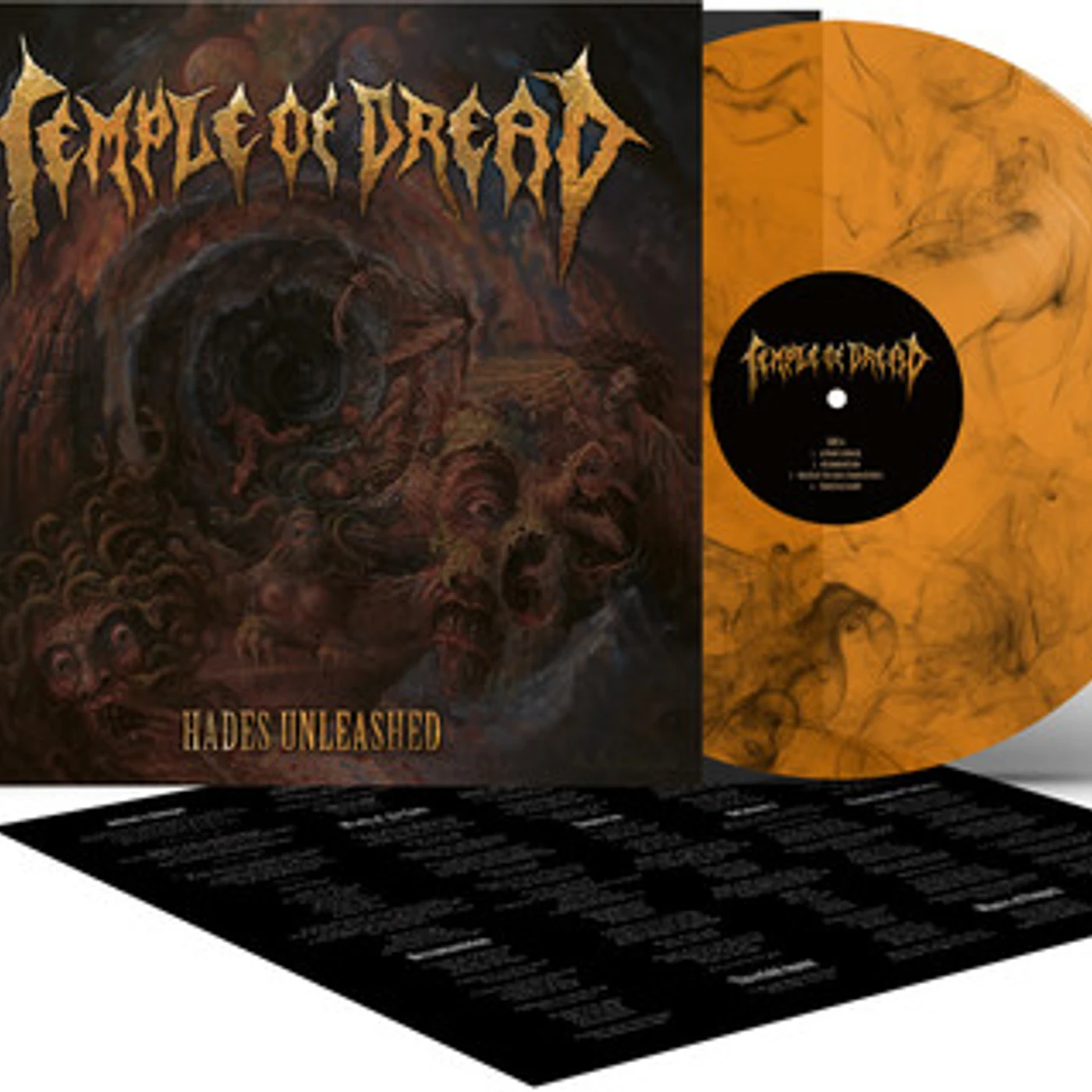 Temple Of Dread HADES UNLEASHED Vinyl Record
