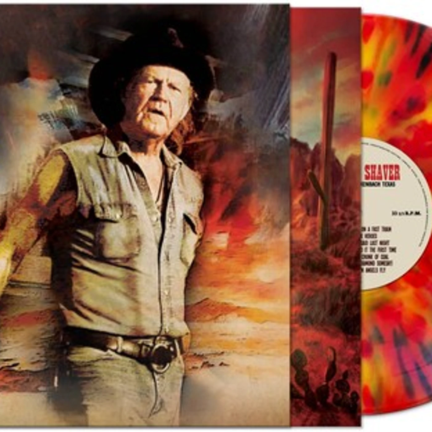 Billy Joe Shaver ONE NIGHT IN LUCKENBACH TEXAS Vinyl Record