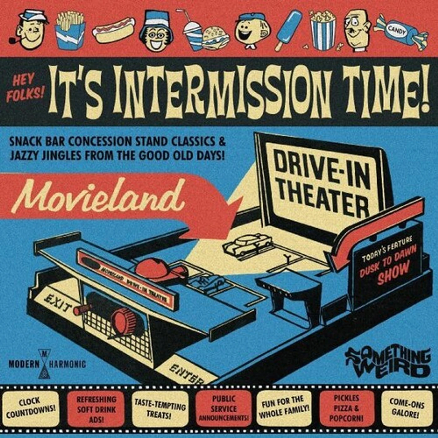 Something Weird HEY FOLKS! IT'S INTERMISSION TIME! Vinyl Record