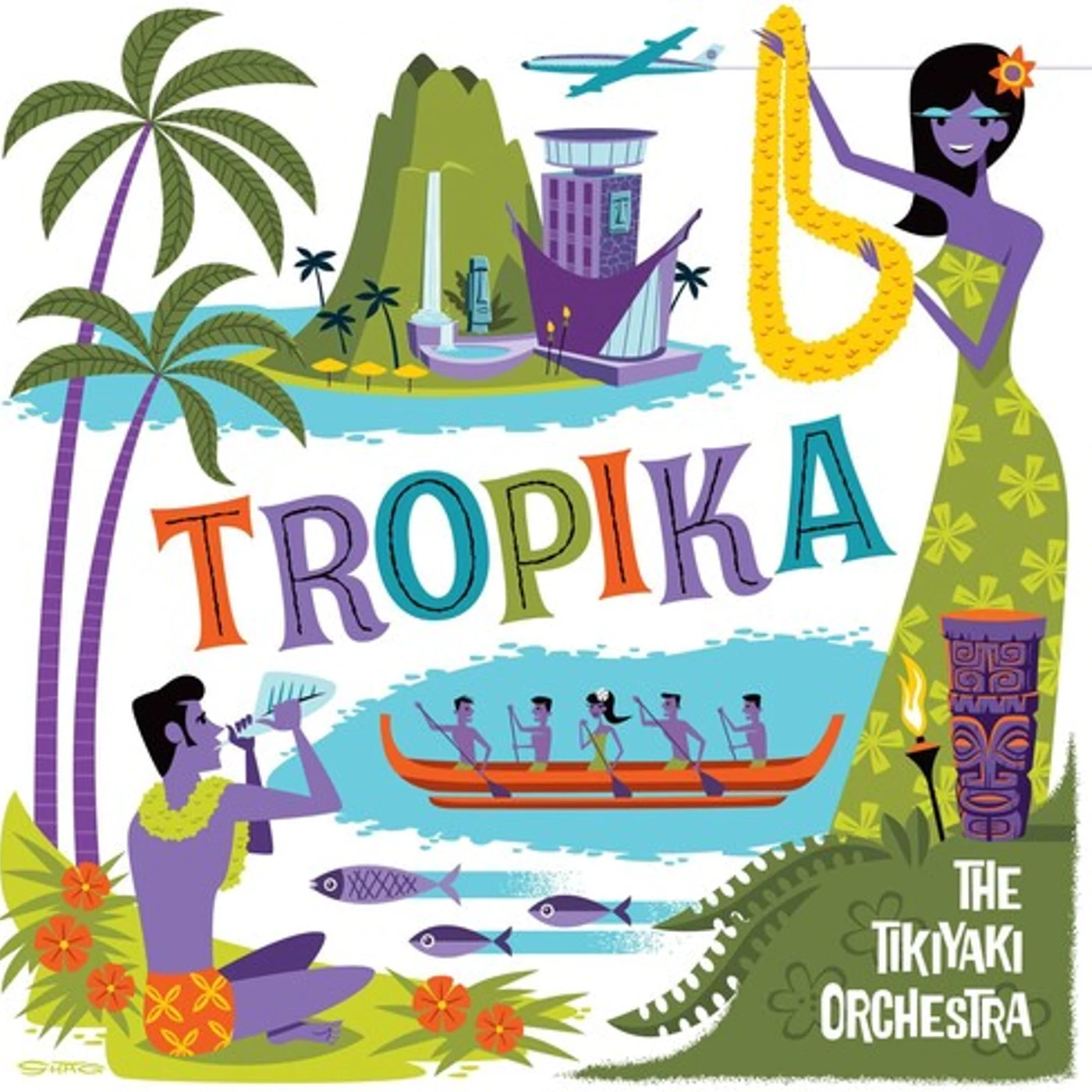 The Tikiyaki Orchestra "TROPIKA" Vinyl Record