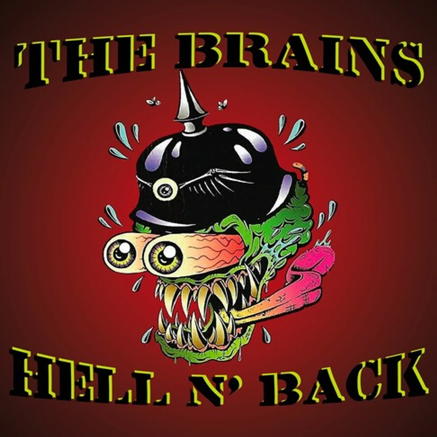 Brains HELL N' BACK - RED MARBLE Vinyl Record
