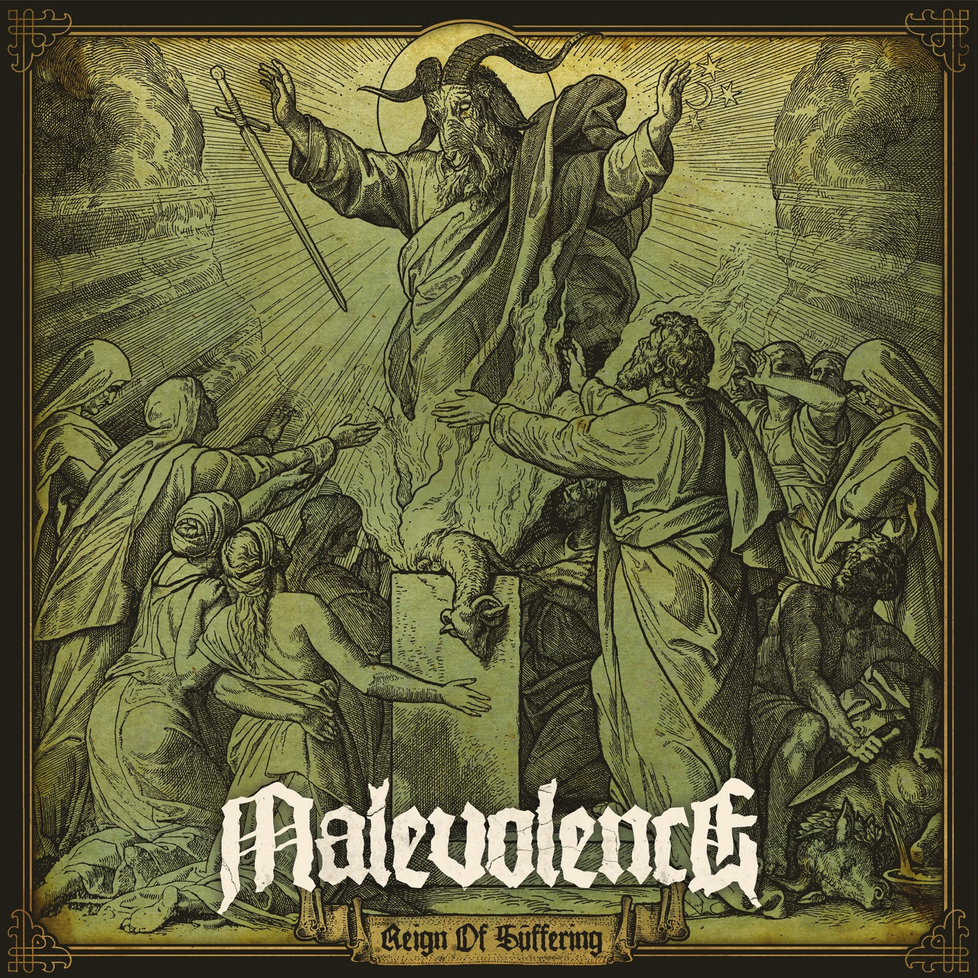 Malevolence Reign Of Suffering (Clear Green) Vinyl Record
