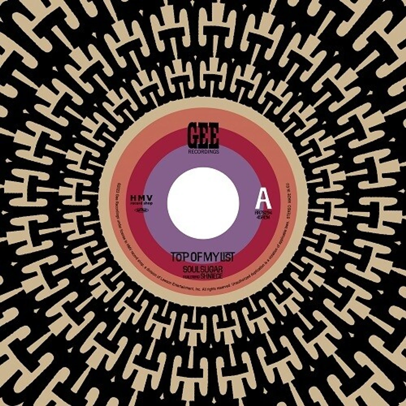 Sugar Soul TOP OF MY LIST Vinyl Record