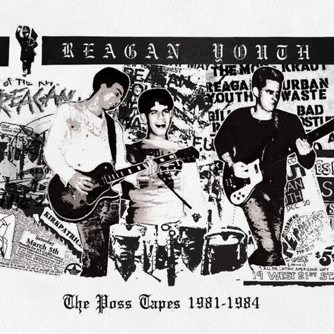 Reagan Youth POSS TAPES - RED Vinyl Record