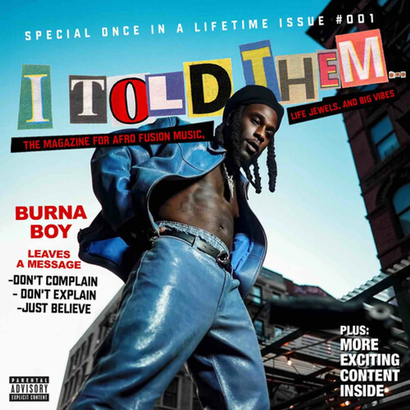 Burna Boy I Told Them Vinyl Record