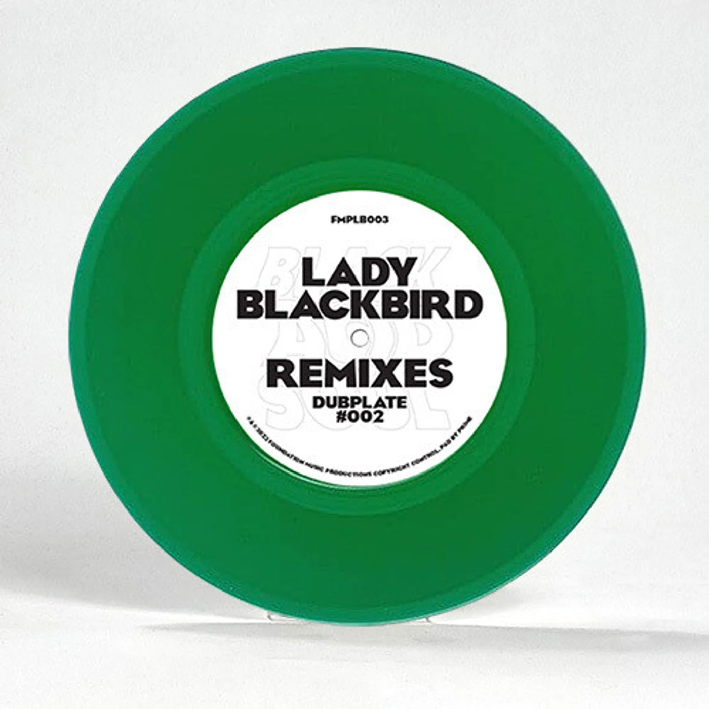 Lady Blackbird REMIX DUBPLATE #002 Vinyl Record