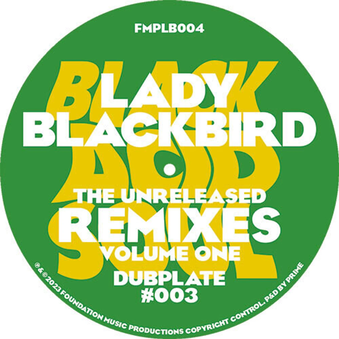 Lady Blackbird UNRELEASED REMIXES VOL. ONE Vinyl Record