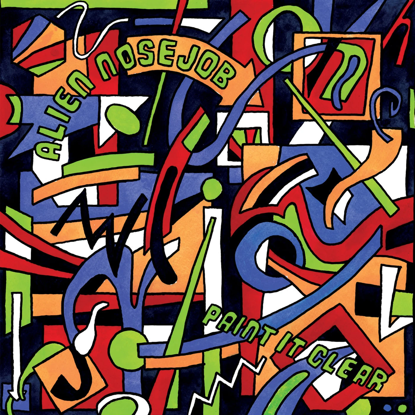 Alien Nosejob PAINT IT CLEAR Vinyl Record