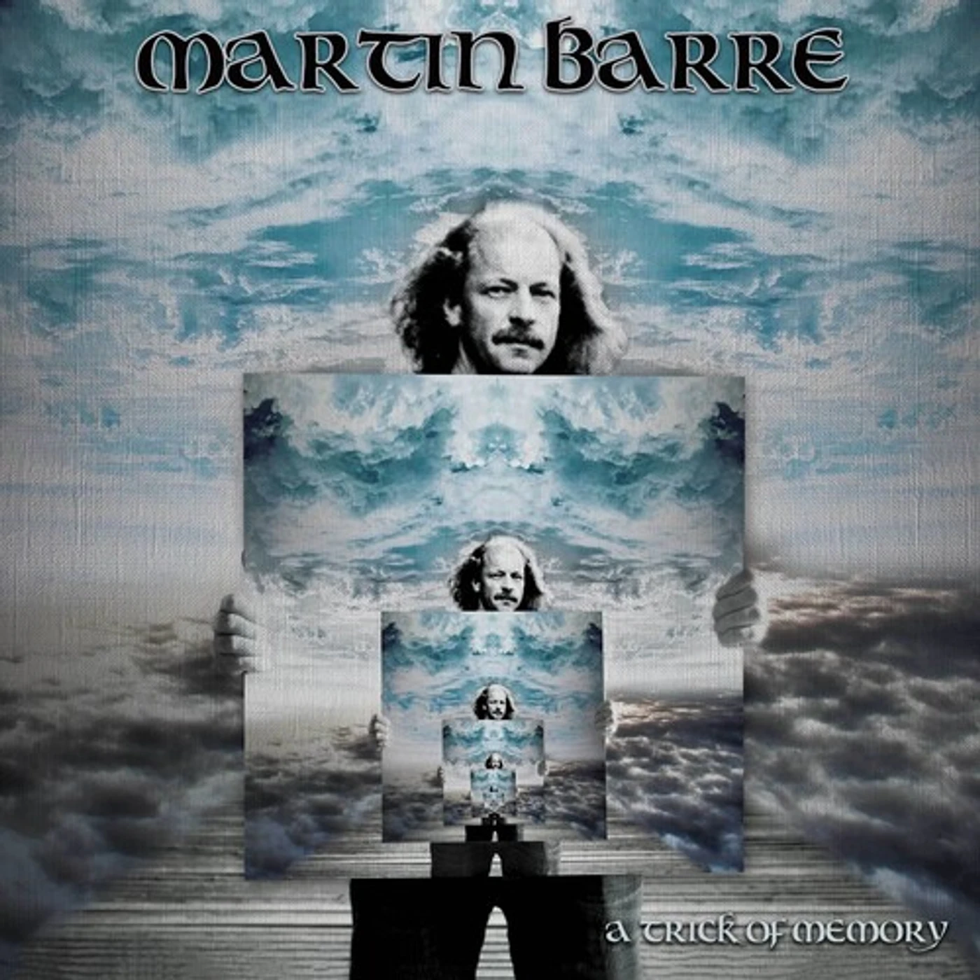 Martin Barre TRICK OF MEMORY - BLUE MARBLE Vinyl Record