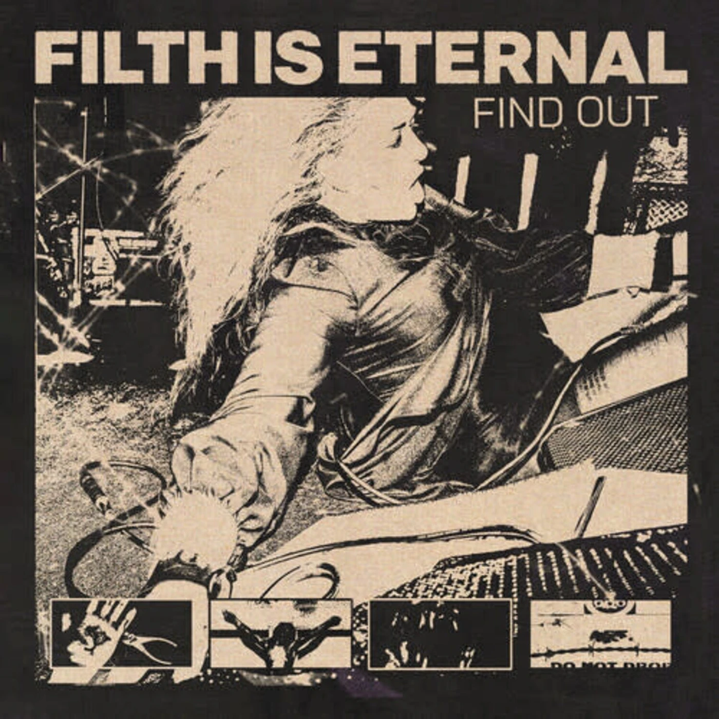 Filth is Eternal Find Out (Black & Violet) Vinyl Record