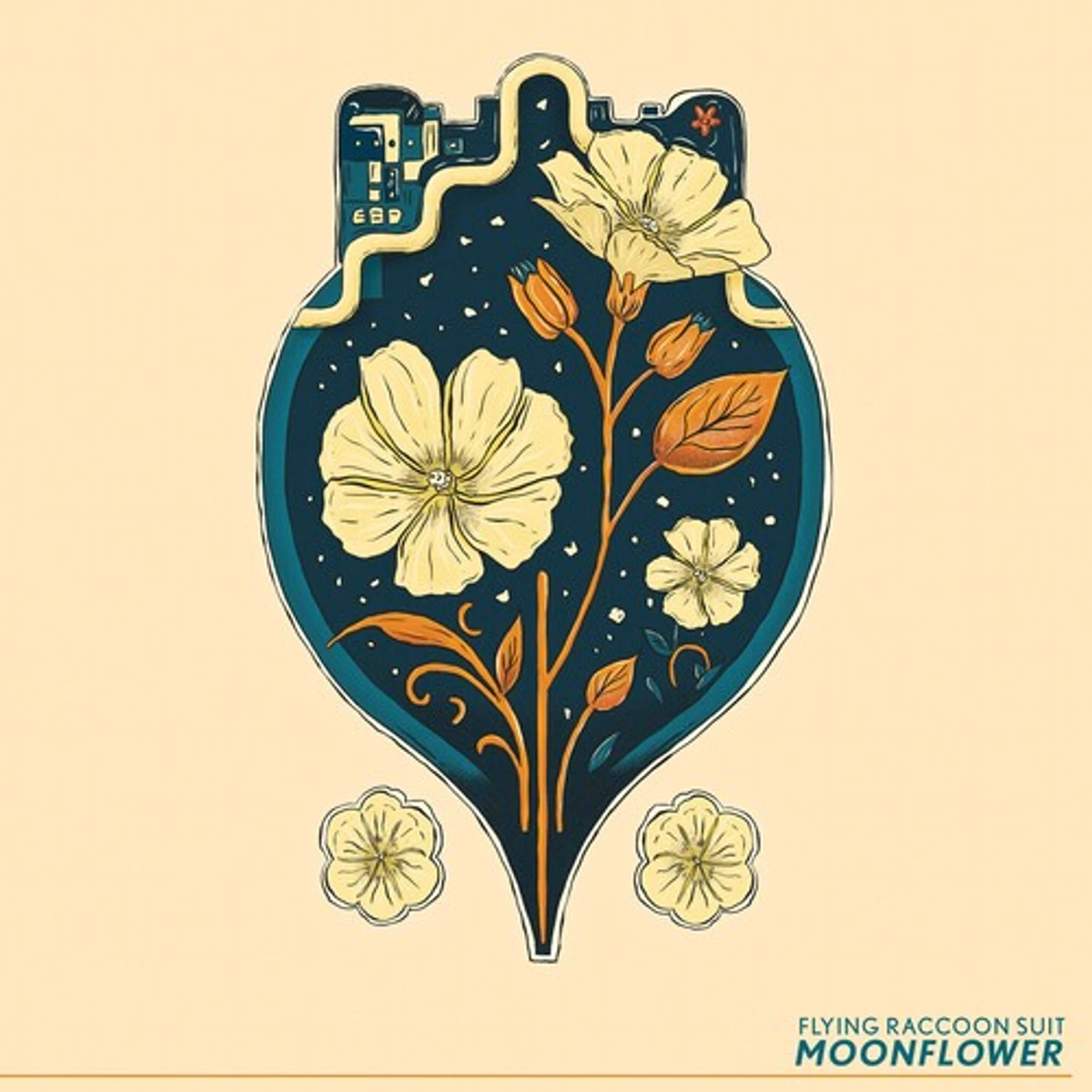 Flying Raccoon Suit MOONFLOWER Vinyl Record