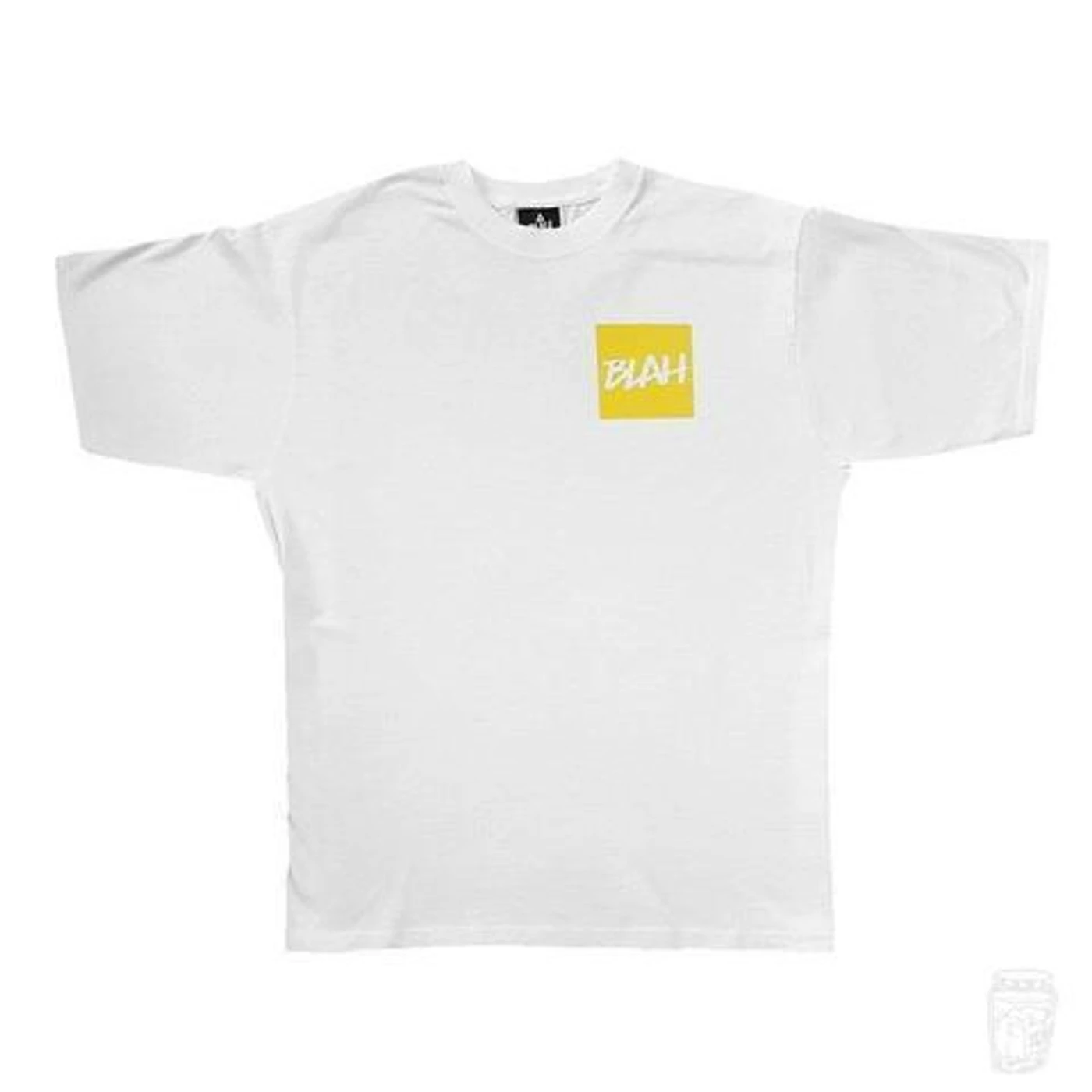 Blah Records 'Blah Quadrat Logo' T-Shirt (White)