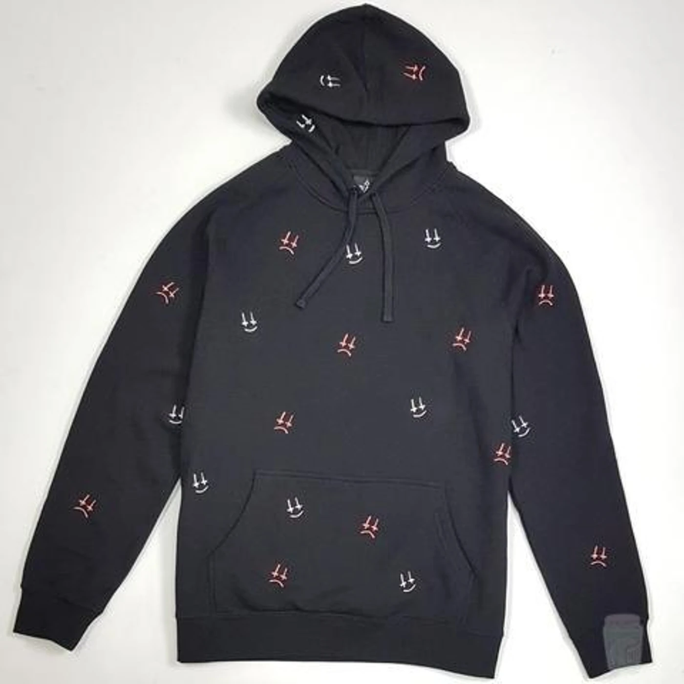 Blah Records All Over Cross Face Hoodie